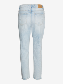 Vero Moda Sirge lõige Kõrge värvel Teksad -Light Blue Denim - 10258017