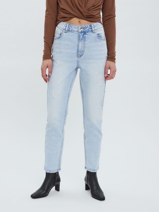 Vero Moda VMBRENDA Taille haute Straight Fit Jeans - 10258017