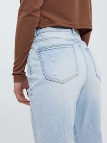 Vero Moda VMBRENDA High rise Straight fit Jeans -Light Blue Denim - 10258017
