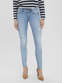 Vero Moda VMLYDIA Low rise Skinny Fit Jeans -Light Blue Denim - 10258092