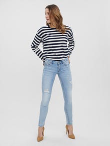 Vero Moda VMLYDIA Low rise Skinny Fit Jeans -Light Blue Denim - 10258092