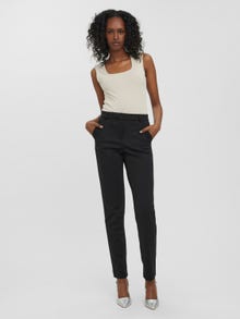 Vero Moda VMLUCCALILITH Mid waist Trousers -Black - 10258104