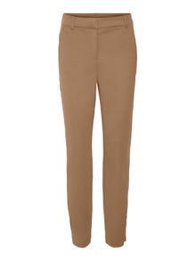 Vero Moda VMLUCCALILITH Medelhög midja Byxor -Tigers Eye - 10258104
