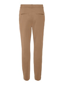 Vero Moda VMLUCCALILITH Medelhög midja Byxor -Tigers Eye - 10258104