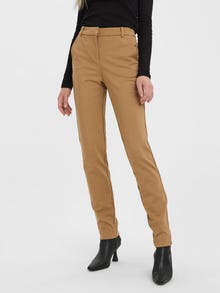 Vero Moda VMLUCCALILITH Medelhög midja Byxor -Tigers Eye - 10258104