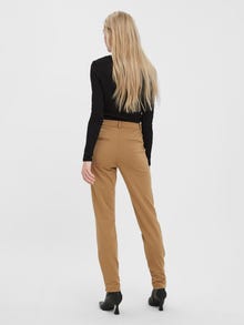 Vero Moda VMLUCCALILITH Medelhög midja Byxor -Tigers Eye - 10258104