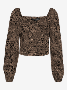 Vero Moda VMANNA Top -Fossil - 10258107