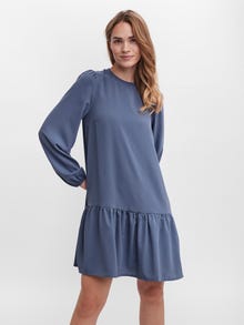 Vero Moda VMOLIVIA Kort kjole -China Blue - 10258169