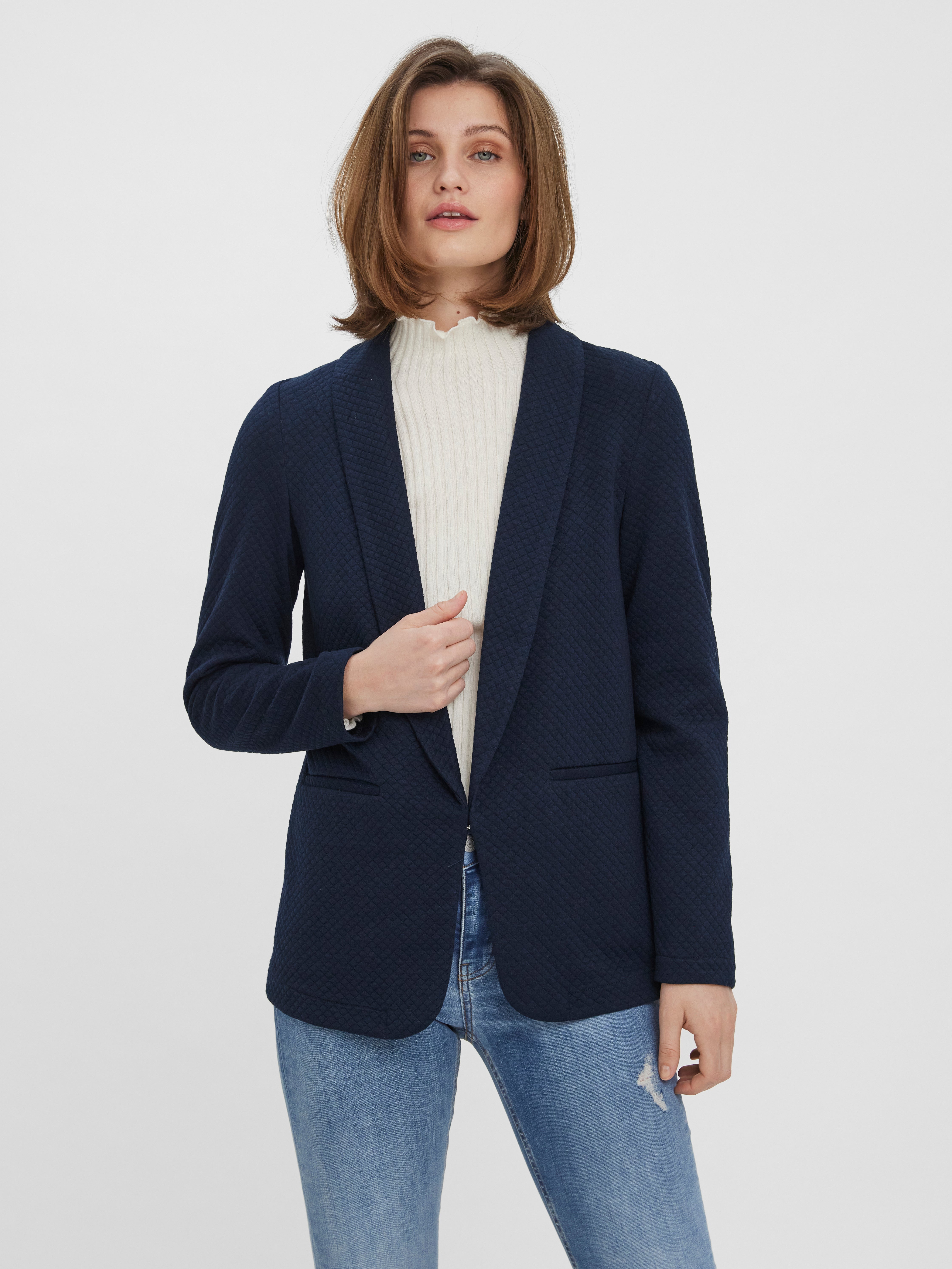 Regular Fit Shawl Lapel Blazer | Dark 