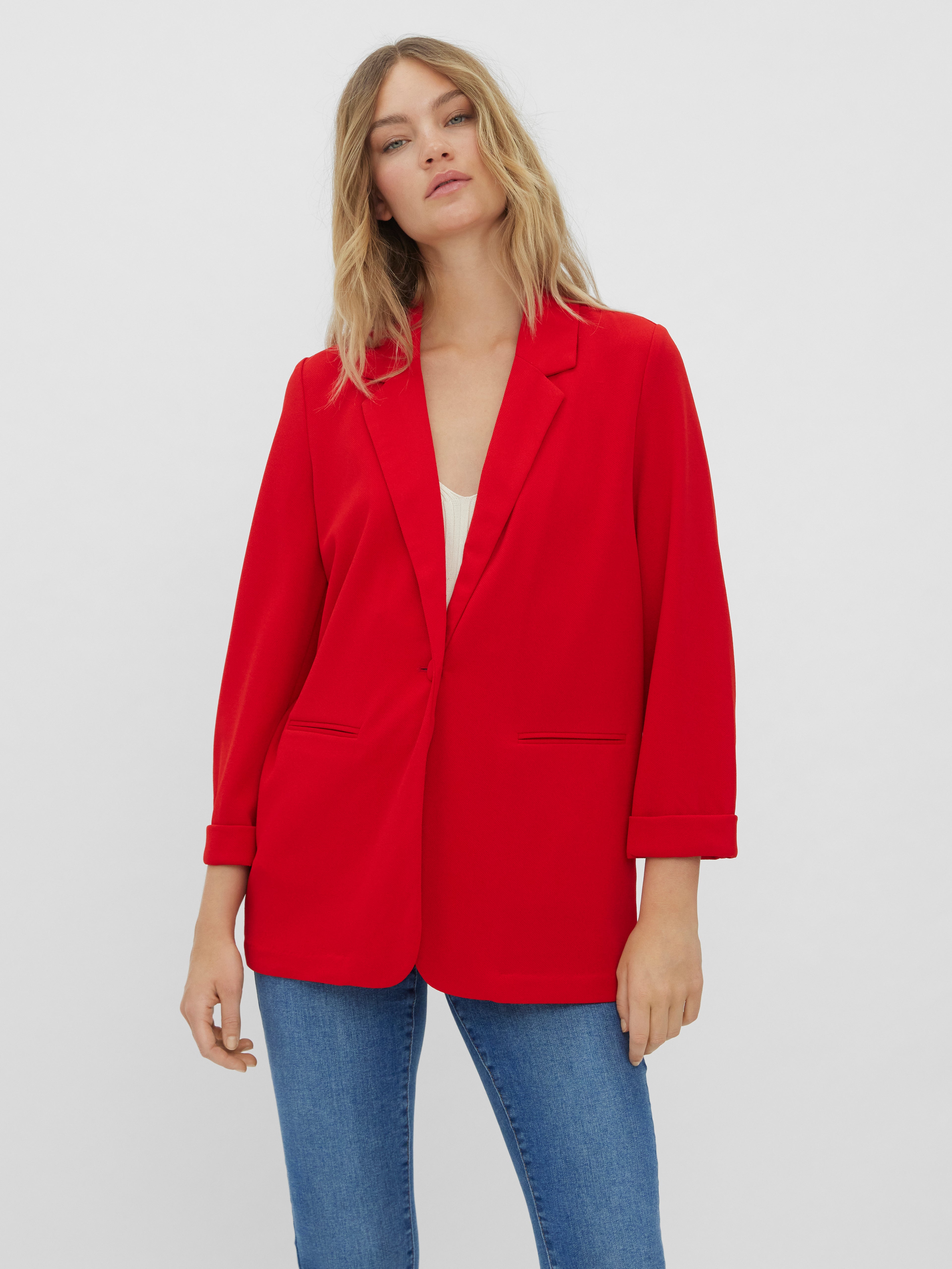 Vero Moda Blazer hunter in Rot Sakkos und Anzugsjacken Damen Bekleidung Jacken Blazer 