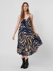 Vero Moda VMSIA Robe longue -Travertine - 10258281