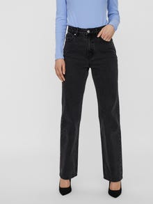 Vero Moda VMKITHY High rise Loose Fit Jeans -Black Denim - 10258291