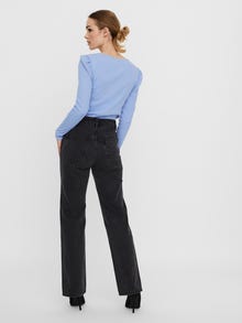 Vero Moda VMKITHY High rise Loose Fit Jeans -Black Denim - 10258291