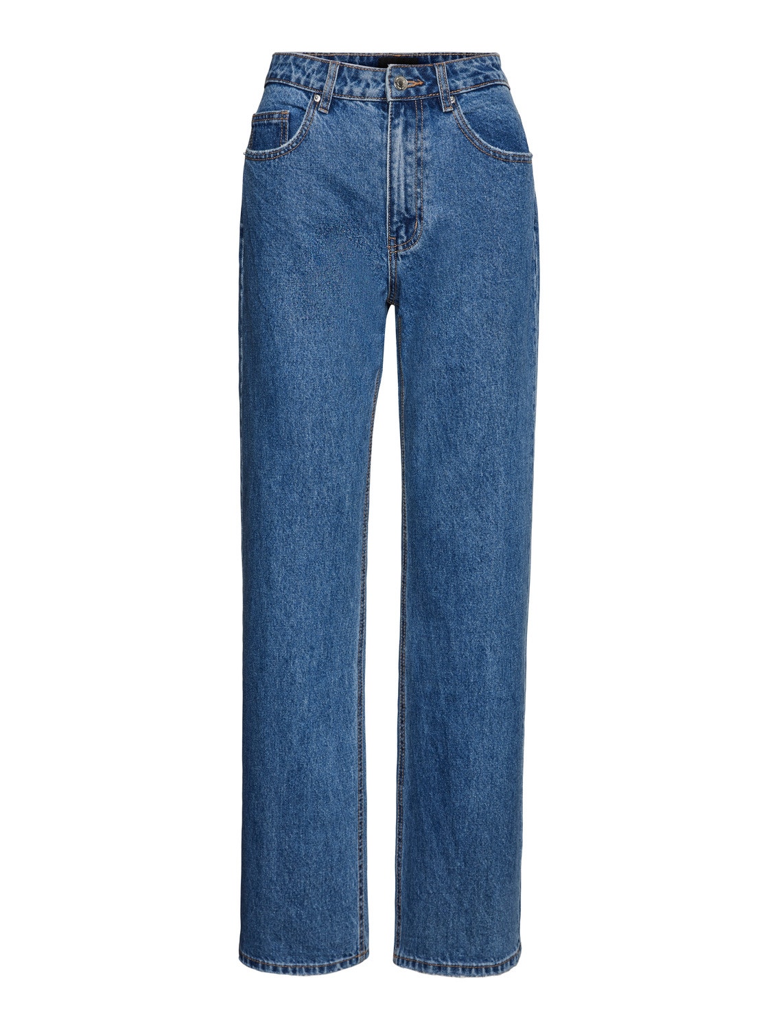 Vero Moda VMKITHY Hohe Taille Locker geschnitten Jeans -Medium Blue Denim - 10258293
