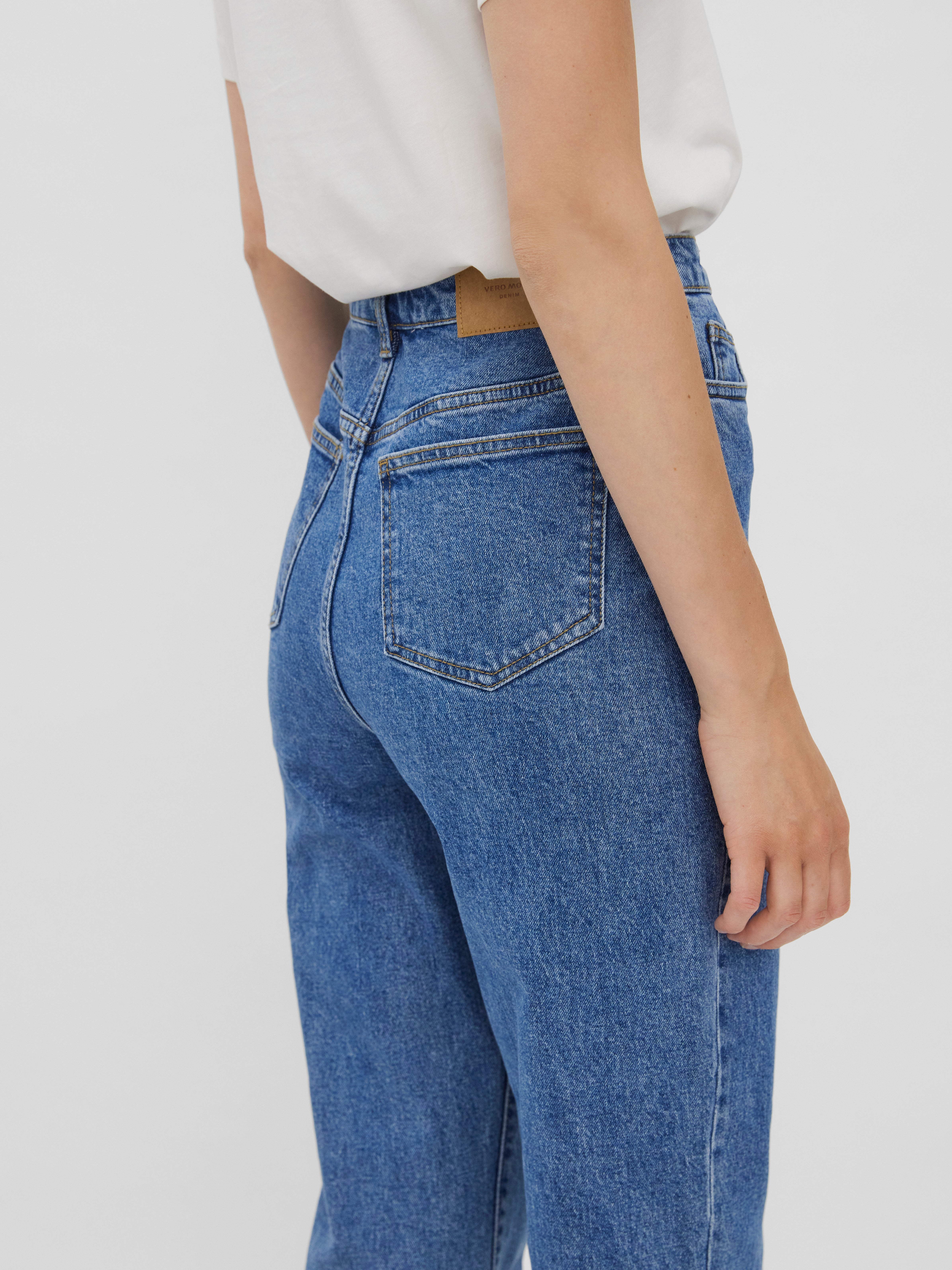 vero moda high waist mom jeans