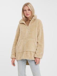 Vero Moda VMFILLY Pullover -Oatmeal - 10258342