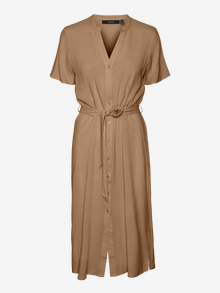 Vero Moda VMVICA Lange jurk -Tigers Eye - 10258464