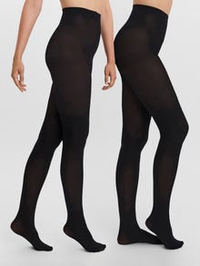 Vero Moda VMLOVE 2-pack Tights -Black - 10258811