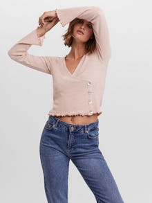 Vero Moda VMTIA Top -Mocha Mousse - 10258961