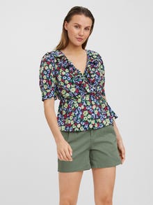 Vero Moda VMHENNA Top -Pink Peacock - 10259022