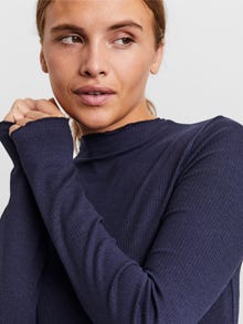 Vero Moda VMVIO T-Shirt -Navy Blazer - 10259206