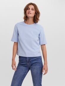 Vero Moda VMOCTAVIA T-Shirt -Cashmere Blue - 10259466