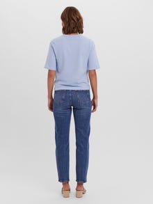 Vero Moda VMOCTAVIA T-Shirt -Cashmere Blue - 10259466