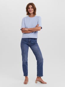 Vero Moda VMOCTAVIA T-Shirt -Cashmere Blue - 10259466