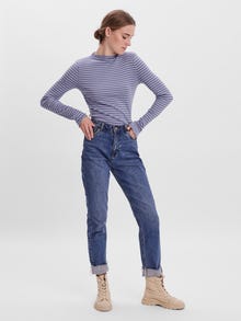 Vero Moda VMVIO T-Shirt -Dusty Blue - 10259739