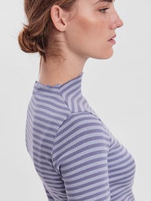 Vero Moda VMVIO T-Shirt -Dusty Blue - 10259739