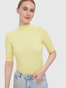 Vero Moda VMVIO T-shirts -Lemon Meringue - 10259772