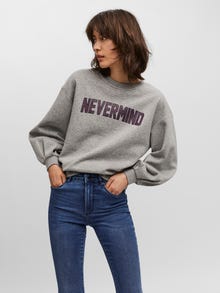 Vero Moda VMVENUS Sweatshirt -Light Grey Melange - 10259888