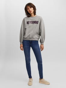 Vero Moda VMVENUS Sweatshirt -Light Grey Melange - 10259888