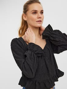 Vero Moda VMHOLLY Top -Black - 10260118