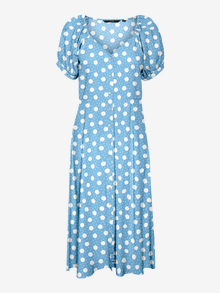 Vero Moda Tavapärane lõige U-kaelus Pikk kleit -Blue Bell - 10260300
