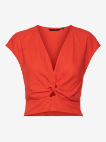 Vero Moda VMJESMILO Top -Spicy Orange - 10260305