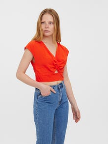 Vero Moda VMJESMILO Top -Spicy Orange - 10260305