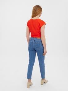 Vero Moda VMJESMILO Top -Spicy Orange - 10260305
