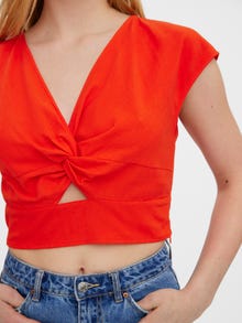 Vero Moda VMJESMILO Top -Spicy Orange - 10260305