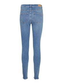 Vero Moda VMPEACH Medelhög midja Skinny Fit Jeans -Light Blue Denim - 10260333