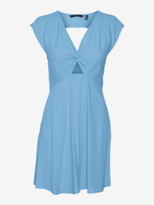 Vero Moda VMJESMILO Kort klänning -Blue Bell - 10260353