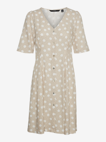 Vero Moda VMJESMILO Kort kjole -Silver Lining - 10260355