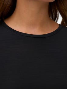 Vero Moda Tavapärane lõige Ümmargune kaelus Top -Black - 10260456