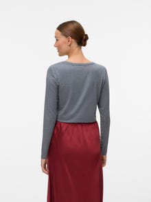 Vero Moda VMAVA Top -Medium Grey Melange - 10260456