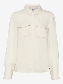 Vero Moda VMSUNNY Skjorte -Oatmeal - 10260627