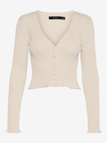 Vero Moda VMFIBLY Knit Cardigan -Birch - 10260769