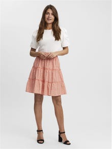 Vero Moda VMCARLI Kurzer Rock -Coral - 10260840