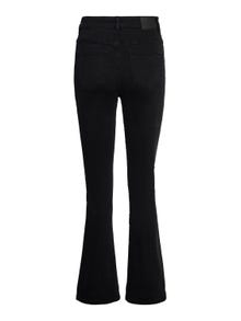 Vero Moda VMSIGA Hög midja Utsvängd passform Jeans -Black Denim - 10260925