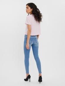 Vero Moda VMSOPHIA Hohe Taille Skinny Fit Jeans -Light Blue Denim - 10260927