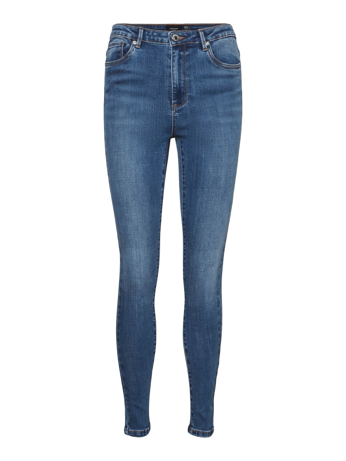 Vero Moda VMSOPHIA Wysoki stan Krój skinny Jeans -Medium Blue Denim - 10260928